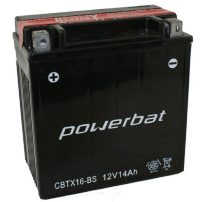Akumulator MotoPower CBTX16-BS 14Ah 12V L+