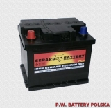 Akumulator GEPARD 12V 50Ah 450A (EN) L+